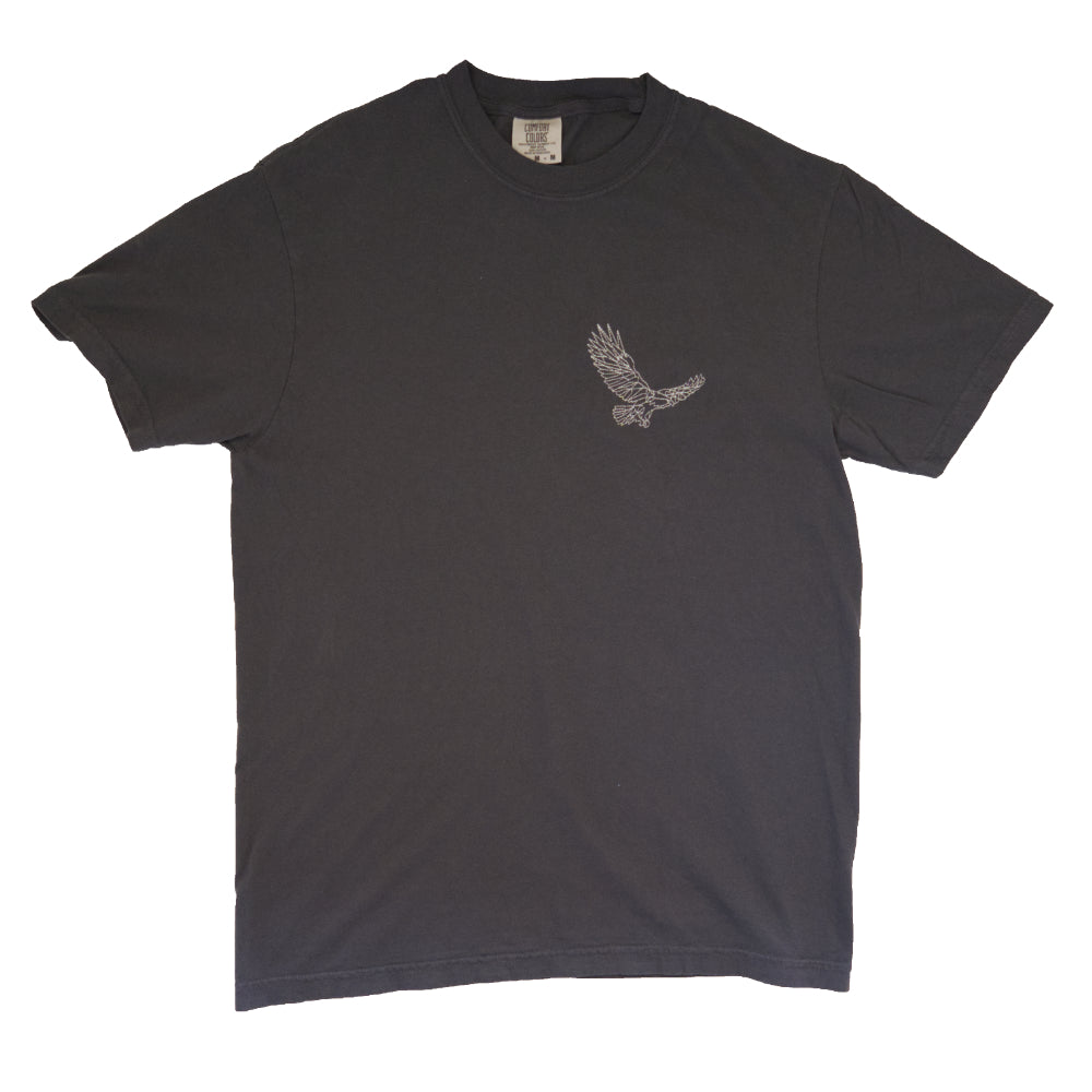 Geometry Eagle Embroidered T-shirt