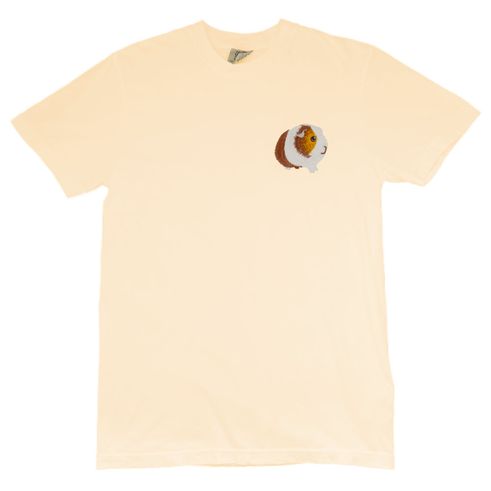 Goodest Boy Guinea Pig Embroidered T-shirt