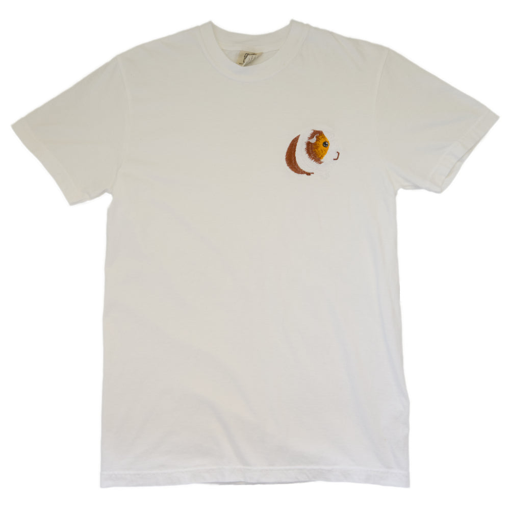 Goodest Boy Guinea Pig Embroidered T-shirt